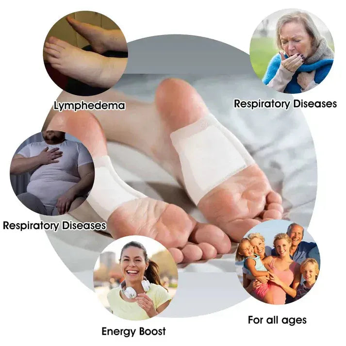 Detox Slim Bee Venom Foot Patches – 20‑Pack (10 + 10 Free) for Natural Lymphatic Drainage & Overnight Detox