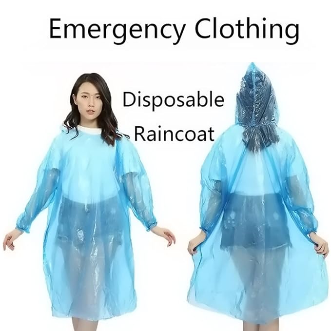 FULLY REUSABLE Wallet Rain Coat _ Set of 5 Multicolour @ Just Rs.499/-