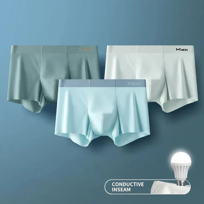 Men's Ice Silk Briefs Boxers - Buy 1 Get 2 Free @ Just Rs.599/-