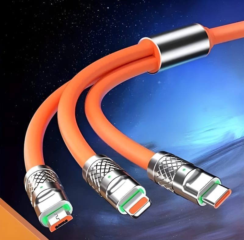 Fast Charging Data Cable 3 in 1 @ Just Rs.499/-